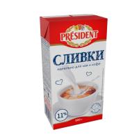 СЛИВКИ PRESIDENT УЛЬТРАПАС 11% 500Г Т/П СЛИВКИ PRESIDENT УЛЬТРАПАС 11% 500Г Т/П