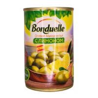 ОЛИВКИ BONDUELLE МАНСАНИЛЬЯ С ЛИМОНОМ 314МЛ Ж/Б