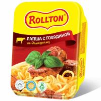 ЛАПША РОЛЛТОН ПО-ДОМ ОСТР ГОВ 90Г ЛОТОК