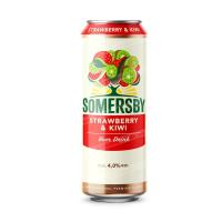 SOMERSBY НАПИТОК ПИВНОЙ STRAWBERRY&KIWI 0,43Л Ж/Б