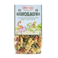 DALLA COSTA МАКАРОНЫ ДИНОЗАВРЫ ШПИНАТ И ТОМАТЫ Б/ЯИЦ 250Г КАРТ/КОР