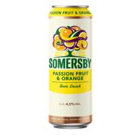 SOMERSBY ПИВНОЙ НАПИТОК АПЕЛЬСИН-МАРАКУЙЯ 4% 0,43Л Ж/Б