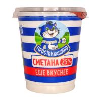 СМЕТАНА ПРОСТОКВАШИНО 25% 300Г СТАК СМЕТАНА ПРОСТОКВАШИНО 25% 300Г СТАК