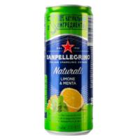НАПИТОК SAN PELLEGRINO LIMONE MENTA 0,33Л Ж/Б НАПИТОК SAN PELLEGRINO LIMONE MENTA 0,33Л Ж/Б