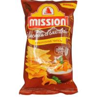 ЧИПСЫ КУКУРУЗНЫЕ MISSION ЛИСИЧКА СО СМЕТАНОЙ 150Г ПАК