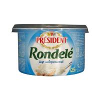 СЫР ТВОРОЖНЫЙ PRESIDENT RONDELE 70% 125Г ПЛ/СТАК