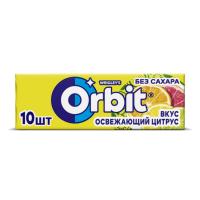 РЕЗИНКА ЖЕВ ORBIT ОСВЕЖАЮЩИЙ ЦИТРУС 13,6Г РЕЗИНКА ЖЕВ ORBIT ОСВЕЖАЮЩИЙ ЦИТРУС 13,6Г