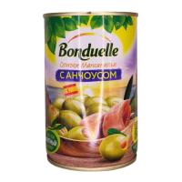ОЛИВКИ BONDUELLE МАНСАНИЛЬЯ С АНЧОУСОМ 314МЛ Ж/Б