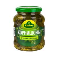 KUHNE ОГУРЧИКИ KUHNE МАРИНОВАННЫЕ 370МЛ СТ/БАН