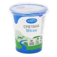СМЕТАНА ЭМИЛЬ ИЗ ТОПЛЕНЫХ СЛИВОК 15% 380Г