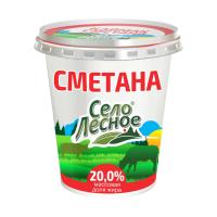 СМЕТАНА СЕЛО ЛЕСНОЕ 20% 360МЛ ПЛ/СТАК