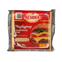 СЫР ПЛАВЛ PRESIDENT ЧИЗБУРГЕР 40% 150Г СЫР ПЛАВЛ PRESIDENT ЧИЗБУРГЕР 40% 150Г