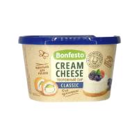 СЫР ТВОРОЖНЫЙ BONFESTO CREAM CHEESE СЛИВОЧНЫЙ 400Г ПЛ/КОНТ
