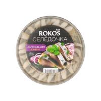 ПРЕСЕРВА ROKOS FISH СЕЛЕДОЧКА ЗАСТОЛЬНАЯ В МАСЛЕ 180Г