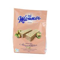 MANNER ВАФЛИ С ЛЕСНЫМ ОРЕХОМ 400Г