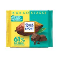 RITTER SPORT ШОКОЛАД КАКАО 61% 100Г