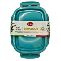 SNIPS LOCK НАБОР ИЗ 3Х ПРЕДМ КОНТЕЙНЕРЫ 0,6 Л