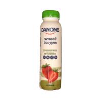 ЙОГУРТ ПИТ DANONE КЛУБНИКА 1,2% 270Г ПЛ/БУТ