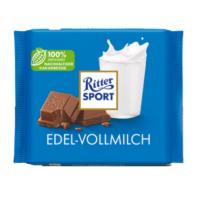 RITTER SPORT ШОКОЛАД МОЛОЧНЫЙ В ПЛИТКЕ 100Г