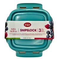 SNIPS LOCK НАБОР ИЗ 3Х ПРЕДМ КОНТЕЙНЕРЫ 0,5Л