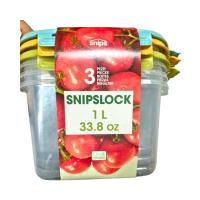 SNIPS LOCK НАБОР ИЗ 3Х ПРЕДМ КОНТЕЙНЕРЫ 1Л SNIPS LOCK НАБОР ИЗ 3Х ПРЕДМ КОНТЕЙНЕРЫ 1Л