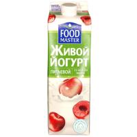ЙОГУРТ ПИТ FOODMASTER ЖИВОЙ ВИШНЯ 2% 0,9Л П/П ЙОГУРТ ПИТ FOODMASTER ЖИВОЙ ВИШНЯ 2% 0,9Л П/П