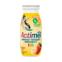 ЙОГУРТ ПИТ АКТИМЕЛЬ KIDS КЛУБНИКА/БАНАН 95Г
