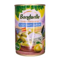 ОЛИВКИ BONDUELLE МАНСАНИЛЬЯ С ГОЛУБ СЫРОМ 314МЛ Ж/Б